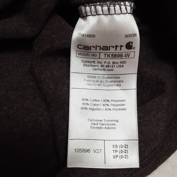 Carhartt Tee Shirt Womens XS - Picture 9 of 9
